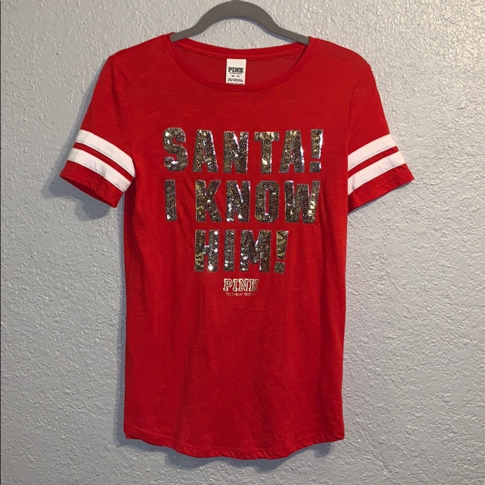 VS Pink Elf Christmas Shirt